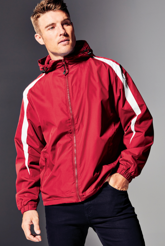 Red Athletic Windbreaker